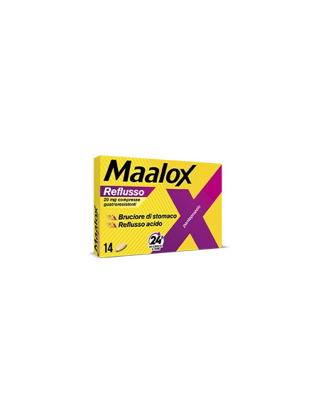 MAALOX REFLUSSO 14 COMPRESSE RIVESTITE 20MG