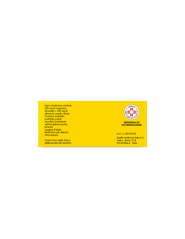 MAALOX 40 COMPRESSE MASTICABILI 400MG+400MG