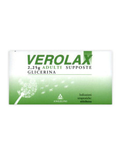 VEROLAX STITICHEZZA ADULTI 18 SUPPOSTE DI GLICERINA 2,25 G