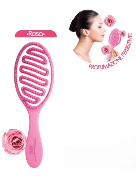 SPAZZOLA DISTRICANTE 2EASY PERFUMED BRUSH ROSE SPAZZOLA DISTRICANTE 2EASY PERFUMED BRUSH ROSE