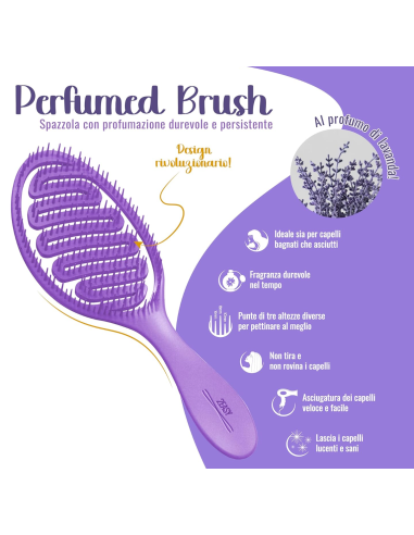 SPAZZOLA DISTRICANTE 2EASY PERFUMED BRUSH LAVENDER