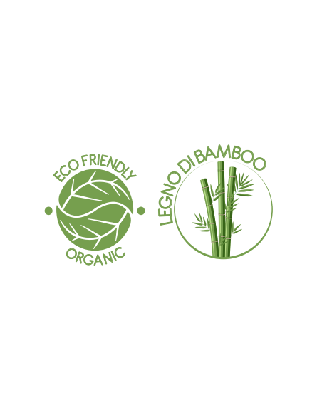 SPAZZOLA DISTRICANTE IN BAMBOO 2EASY WOOD ART - OVALE TAGLIA SMALL