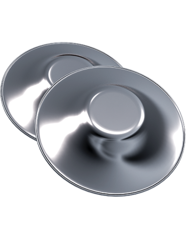 SILVER CAP COPRI CAPEZZOLI IN ARGENTO PER ALLATTAMENTO 2 PEZZI