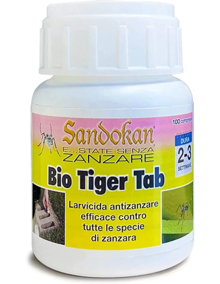SANDOKAN LARVICIDA 100 COMPRESSE EFFERVESCENTI