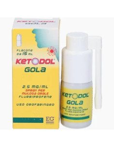 KETODOL GOLA SPRAY ORALE ANTINFIAMMATORIO 15ML