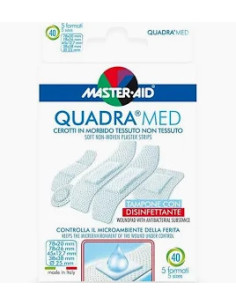 MASTER AID QUADRA MED CEROTTI ASSORTITI 40 PEZZI 2