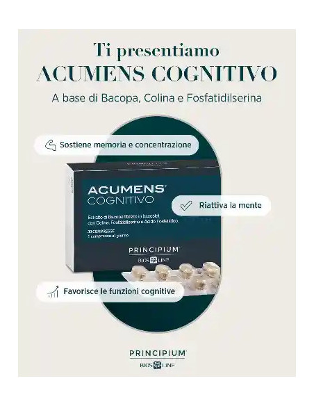 PRINCIPIUM ACUMENS COGNITIVO 30 COMPRESSE PRINCIPIUM ACUMENS COGNITIVO 30 COMPRESSE