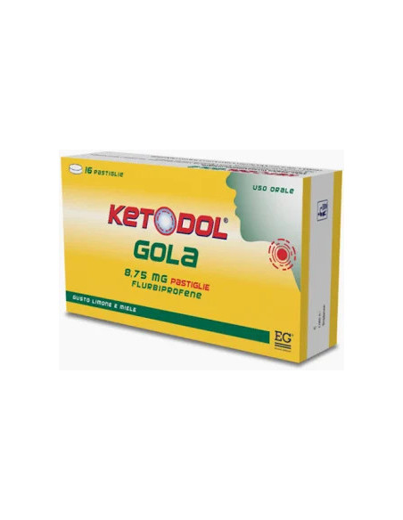 KETODOL GOLA 16 PASTIGLIE 8,75MG LIMONE/MIELE