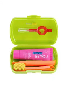 KIT IGIENE ORALE CURAPROX TRAVEL SET GREEN