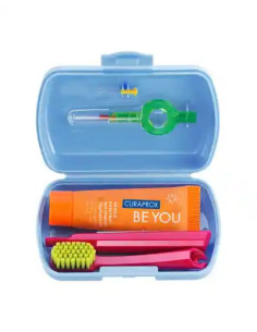 KIT IGIENE ORALE CURAPROX TRAVEL SET BLUE
