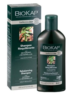 SHAMPOO RIEQUILIBRANTE COSMOS ORGANIC - BIOKAP BELLEZZA BIO  BIOSLINE 200 ML