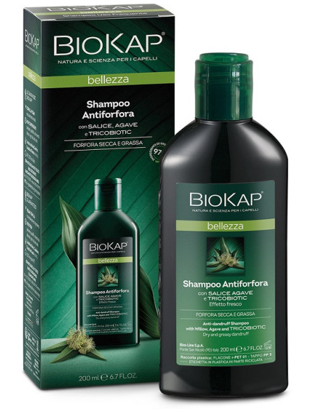SHAMPOO ANTIFORFORA CON TRICOBIOTIC - BIOKAP...