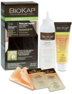 N. 2,9 CASTANO SCURO CIOCCOLATO - TINTA PER CAPELLI BIOKAP NUTRICOLOR DELICATO 2