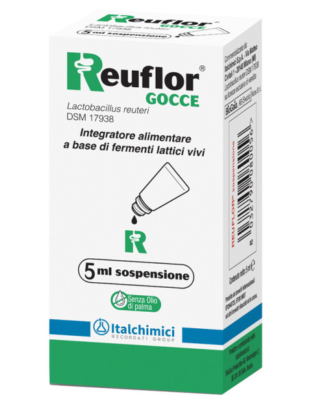 REUFLOR GOCCE FERMENTI LATTICI 0+ 5 ML
