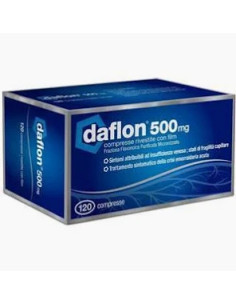 DAFLON VENE E CAPILLARI 120 COMPRESSE RIVESTITE DA 500 MG