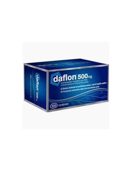 DAFLON VENE E CAPILLARI 120 COMPRESSE RIVESTITE...