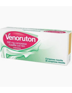 VENORUTON VENE E CAPILLARI 30 COMPRESSE RIVESTITE DA 500 MG