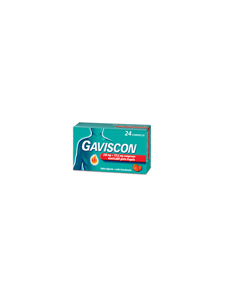 GAVISCON*24CPR FRAG250+133,5MG
