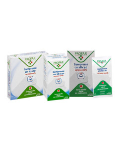 GARZA IDROFILA PROFAR COMPRESSA STERILE 18X40 CM 12 PEZZI