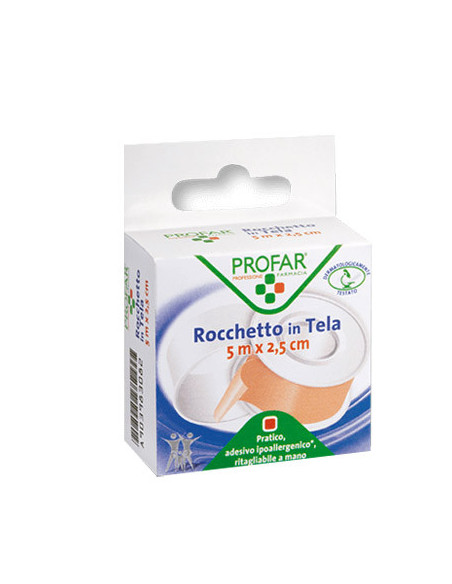 CEROTTO ROCCHETTO IN TELA COMFORT CM 2,5X5 M...