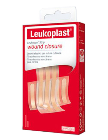 LEUKOSAN STRIP KIT DA 6 CEROTTI 6X38MM + 3...