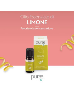 PURAE OLIO ESSENZIALE LIMONE BIOLOGICO 10 ML 2