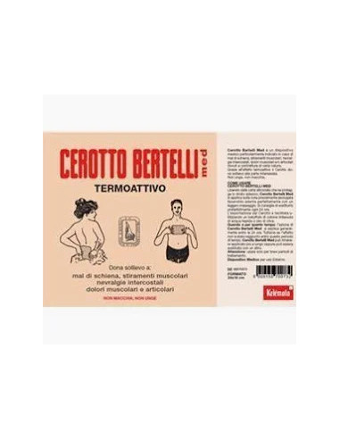 CEROTTO BERTELLI GRANDE - DOLORI MUSCOLARI E ARTICOLARI - CM16X24 1 CEROTTO