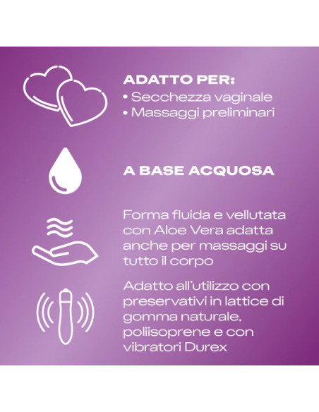 DUREX MASSAGE 2 IN 1 GEL MASSAGGIO CORPO E LUBRIFICANTE ALOE VERA 200 ML DUREX MASSAGE 2 IN 1 GEL MASSAGGIO CORPO E LUBRIFICANTE ALOE VERA 200 ML