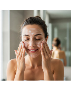 GEL DETERGENTE PURIFICANTE A RISCIACQUO PER IL VISO - LINEA ESSENZIA 150 ML
