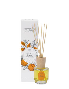 ARANCIO DOLCE & CANNELLA - DIFFUSORE A BASTONCINI NASOTERAPIA 100 ML