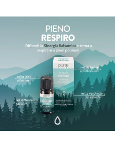 PURAE KIT PIENO RESPIRO DIFFUSORE + SINERGIA BALSAMICA 5 ML 2