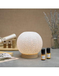 DIFFUSORE ELETTRICO AURIS PER OLI ESSENZIALI NASOTERAPIA