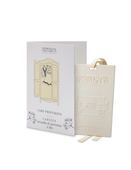 CARD PROFUMATA CAREZZA DI LAVANDA DI PROVENZA E IRIS NASOTERAPIA CARD PROFUMATA CAREZZA DI LAVANDA DI PROVENZA E IRIS NASOTERAPIA