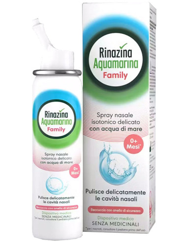 RINAZINA AQUAMARINA SPRAY NASALE ISOTONICO - FAMILY 0+ 100 ML