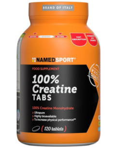 100% CREATINE TABS 80 MESH - NAMED SPORT 120 COMPRESSE