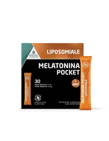 MELATONINA POCKET LIPOSOMIALE PROMOPHARMA - 30 STICK OROSOLUBILI