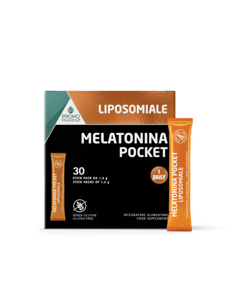 MELATONINA POCKET LIPOSOMIALE PROMOPHARMA - 30 STICK OROSOLUBILI MELATONINA POCKET LIPOSOMIALE PROMOPHARMA - 30 STICK OROSOLUBILI