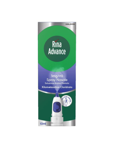 RINAADVANCE SPRAY DECONGESTIONANTE NASALE 10ML 1MG/ML RINAADVANCE SPRAY DECONGESTIONANTE NASALE 10ML 1MG/ML