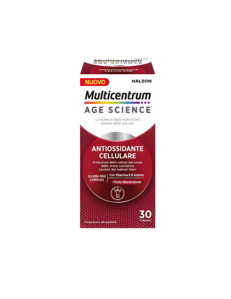 MULTICENTRUM AGE SCIENCE ANTIOSSIDANTE CELLULARE 30 CAPSULE MULTICENTRUM AGE SCIENCE ANTIOSSIDANTE CELLULARE 30 CAPSULE
