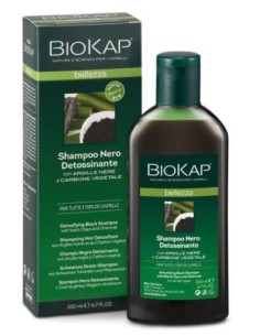 SHAMPOO NERO DETOSSINANTE - BIOKAP BELLEZZA BIOSLINE 200 ML