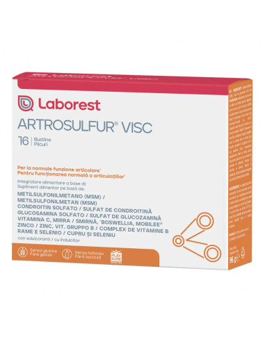 ARTROSULFUR VISC ARTICOLAZIONI 16 BUSTINE DA 6 G