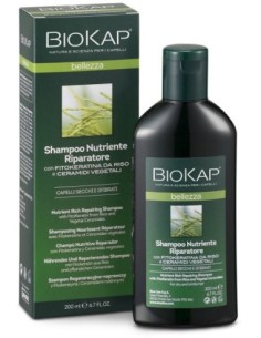 SHAMPOO NUTRIENTE RIPARATORE CON FITOKERATINA- BIOKAP BELLEZZA BIOSLINE 200 ML