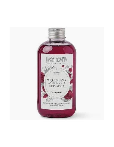 MELAGRANA & FRAGOLA SELVATICA - RICARICA PER DIFFUSORE A BASTONCINI NASOTERAPIA 250 ML