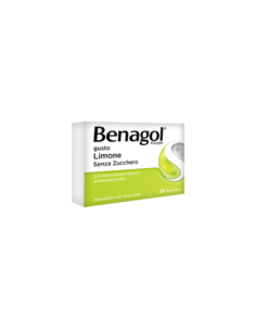 BENAGOL GUSTO LIMONE SENZA ZUCCHERO 24 PASTIGLIE
