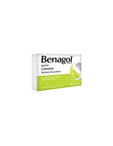 BENAGOL GUSTO LIMONE SENZA ZUCCHERO 24 PASTIGLIE