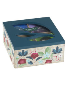NEAVITA COFANETTO IN LEGNO AZZURRO - SELEZIONE DI TISANE E INFUSI BIO 20 FILTRI