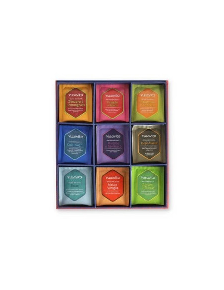 NEAVITA COFANETTO BIO ROSSO QUADRATO 27 TISANE ASSORTITE