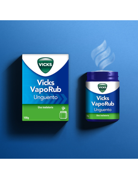 VICKS VAPORUB UNGUENTO BALSAMICO PER INALAZIONI - SINTOMI DEL RAFFREDDORE 100G