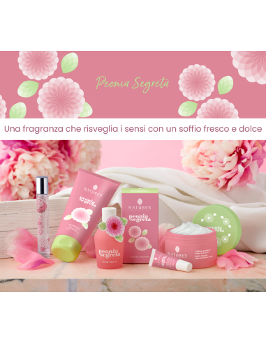 NATURE'S PEONIA SEGRETA - COFANETTO EAU DE TOILETTE 15 ML EDIZIONE LIMITATA