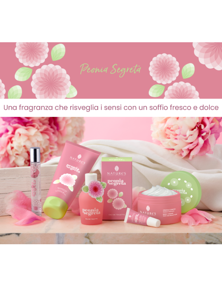 NATURE'S PEONIA SEGRETA - COFANETTO EAU DE TOILETTE 15 ML EDIZIONE LIMITATA
